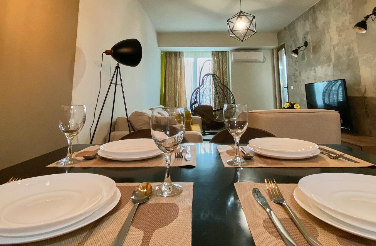 Stylish Apartment, Skopje Centre - Private Parking - Panoramic Views Εξωτερικό φωτογραφία